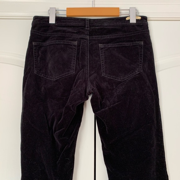 ❤️Pilcro Black Velvet Skinny Pants Serif 29x30 - Picture 1 of 9